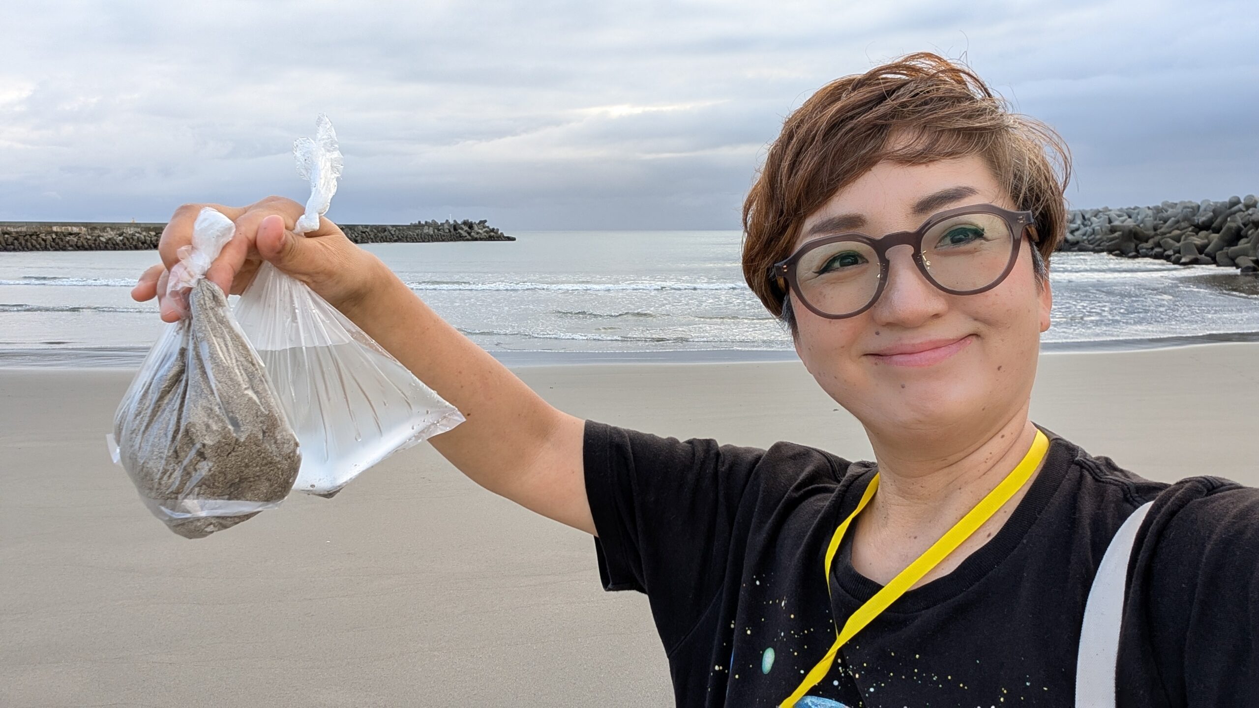 福島を想い 福島の海の水を使ってライブペイントするよー!